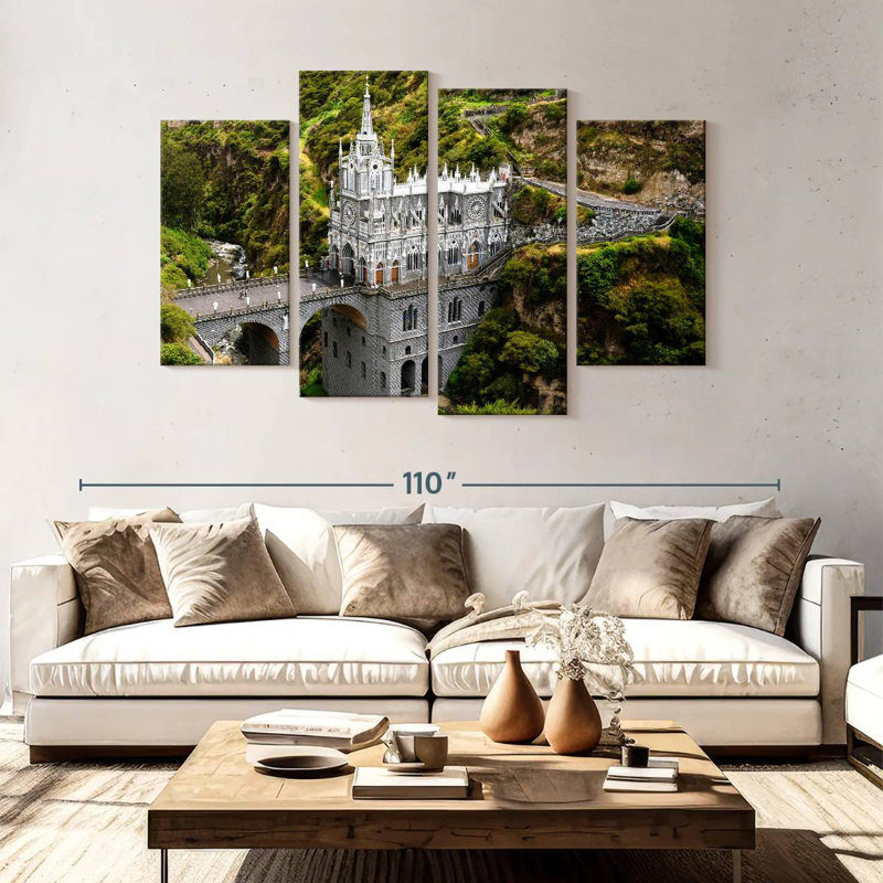 Lilie Las Lajas Shrine, 54" H x 84" W