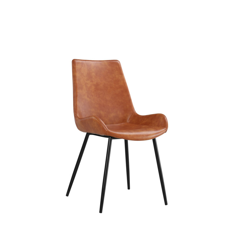 Chaise d'appoint rembourrée Dunstable, Orange