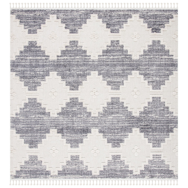 Ilomay Performance Geometric Rug, Square 6'7"