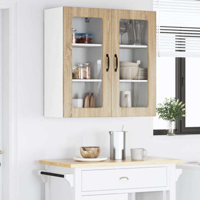 Vidaxl Kitchen Cabinet 2 Pcs Black 40 X 31 X 80 Cm Engineered Wood