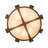 16 - Light Dimmable Wagon Wheel Chandelier