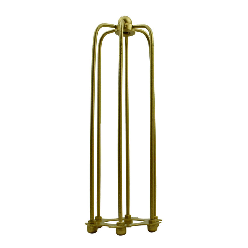23cm H Metal Novelty Lamp Shade, Gold