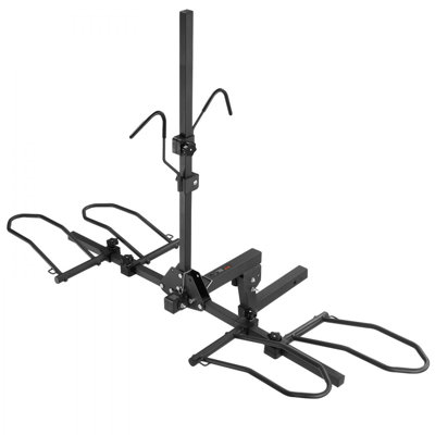 Porte-vélos à fixation sur attelage, plateforme de 2 vélos, capacité maximale de 160 lb pour un récepteur de 2 pouces