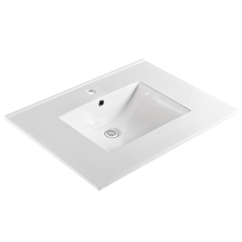 Unique 31" Single Bathroom Vanity Top, Single