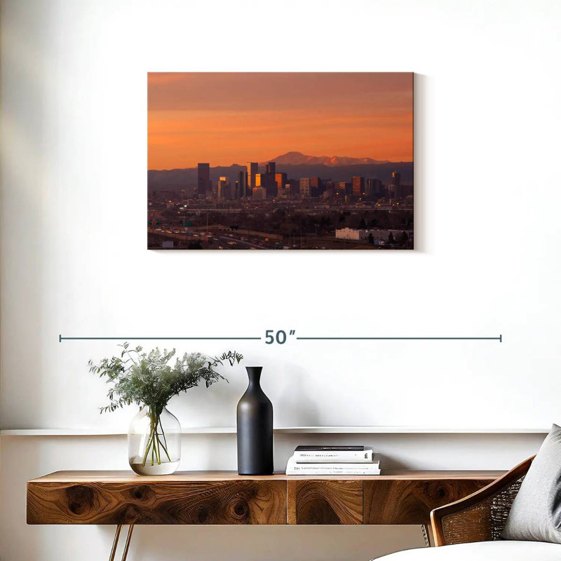 Coucher de soleil Sireci Denver, H 20 po x l 30 po