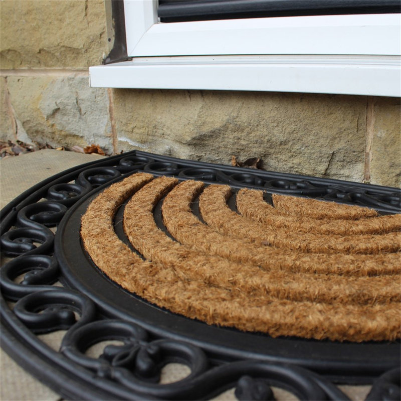 Heavy Duty Rubber Coir Door Mat