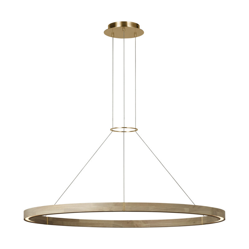 Ashok LED Chandelier, 1.9" H x 48.7" W x 48.7" D