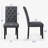 Tufted  Fabric Upholstered Parsons Dining Chairs-630994475-654535117