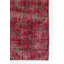 Tapis turc moderne fait à la main de 5,4 x 8 pi de couleur rouge conçu par Zeki Muren