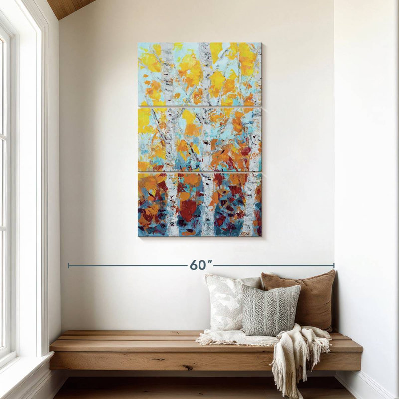 Alvord Aspen, octobre II, H 45 po x l 28 po