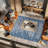 Grundy Berber Stripe Geometric Blue/Ivory Indoor/Outdoor Rug-1679427945