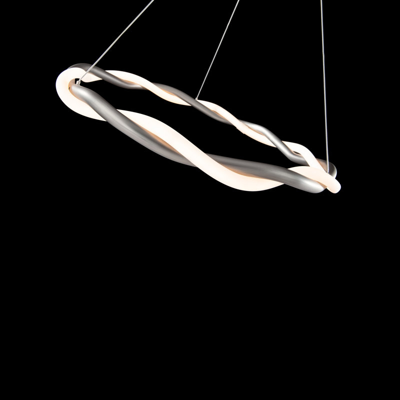 Escapade 1 - Light LED Pendant, Brushed Nickel
