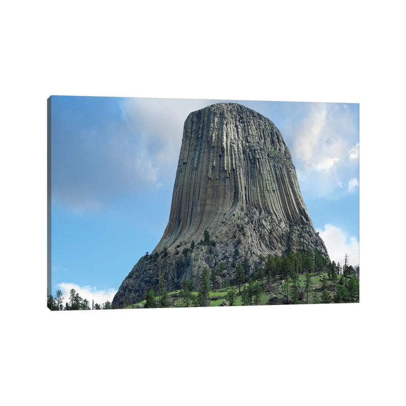 Devil's Tower National Monument Showing Famous Basalt Tower by Tim Fitzharris - Wrapped Canvas Print, 20.32 cm H x 30.48 cm W