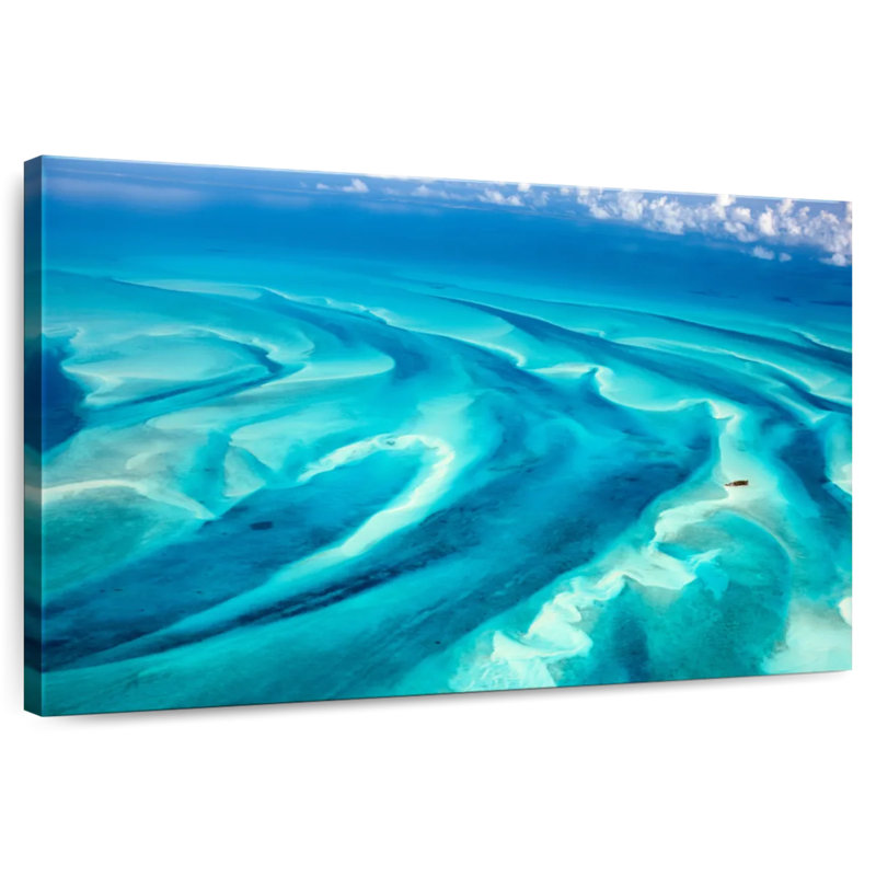 Gillard Bahamas Aerial View, 34" H x 51" W