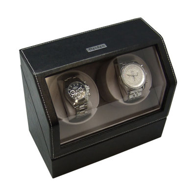 Boîte à montre à enroulement double surveillance alimenté par batterie Heiden