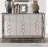 Partone Marble Top Console Table with Iron Base,52x14x34