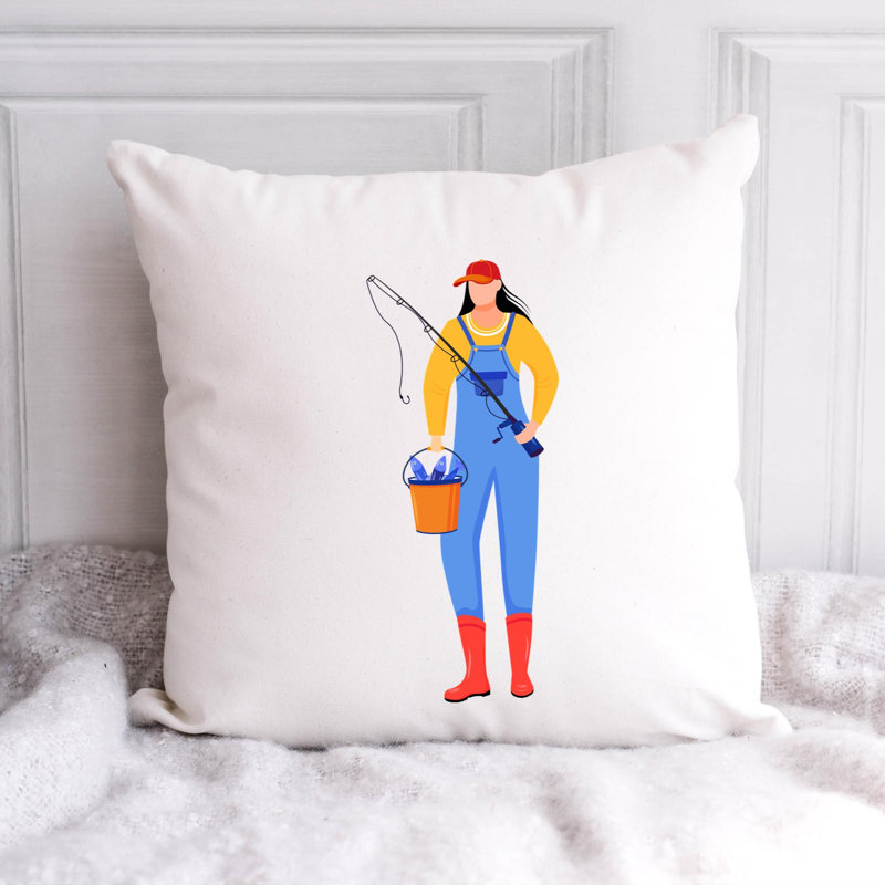 Nautical Sea Life_291 - Coussin décoratif avec coussin décoratif, H 18 po x l 18 po