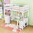 Karthika Wood Loft Bed With U-Shaped Desk, Drawers,Ladder And Storage Shelves-48948151-57975002