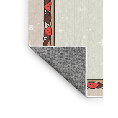Tapis de Noël hiver lavable Ginza Six