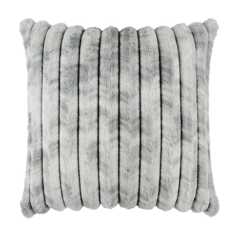 Summit Square Pillow Cover & Insert, Gray, Square 24"
