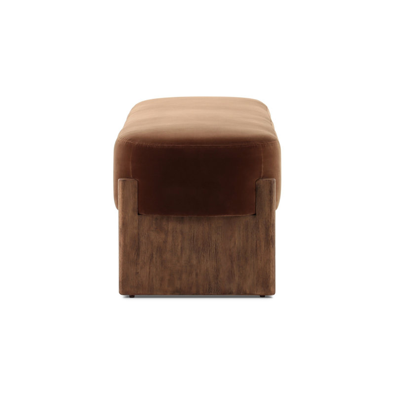 Kirby Upholstered Bench, Surrey Ochre