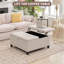 Repose-pieds avec rangement, table basse avec repose-pieds de 35,4 po-947652523