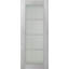Dalle de porte standard à 4 panneaux en bois manufacturé et en verre Avon-90884538-90884543