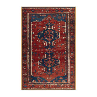 Tapis brun turc lavable à la machine