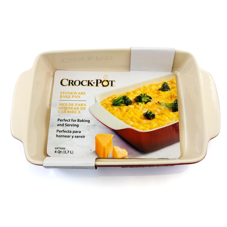 Crock-Pot Crock Pot Artisan 1.25 Quart Rectangle Stoneware Bake Pan in Blue  at