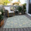 Tapis intérieur / extérieur lavable à la machine Chayden ACN1086 Sky-100138152