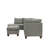 3-PC SECTIONAL Polyfiber Sectional Sofa