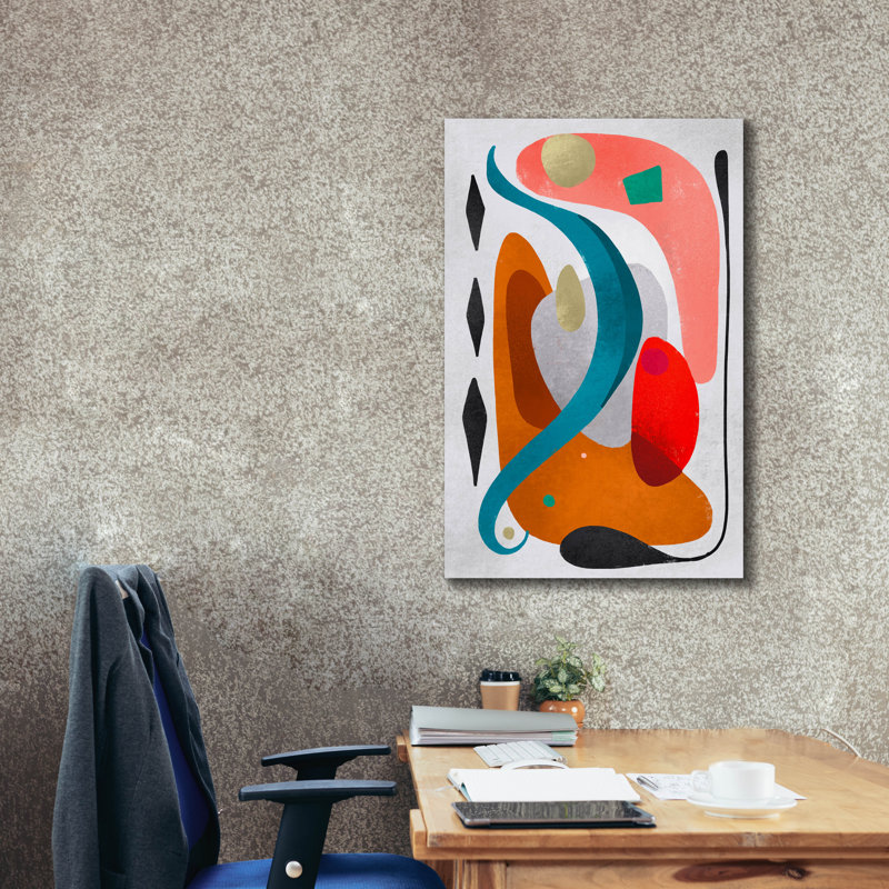 «Rhombuses» par Svetlana Aleynikova, art mural sur toile, H 40 po x l 26 po