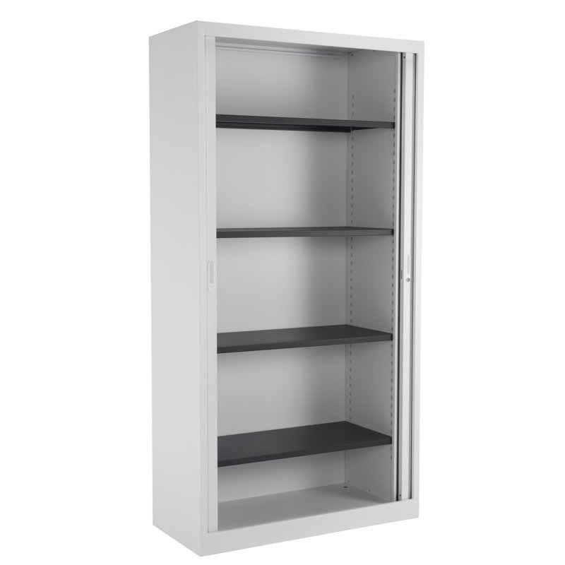 2 -Door 4 -Shelf, White