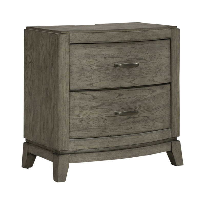 Drelan 2-Drawer Nightstand, Brown