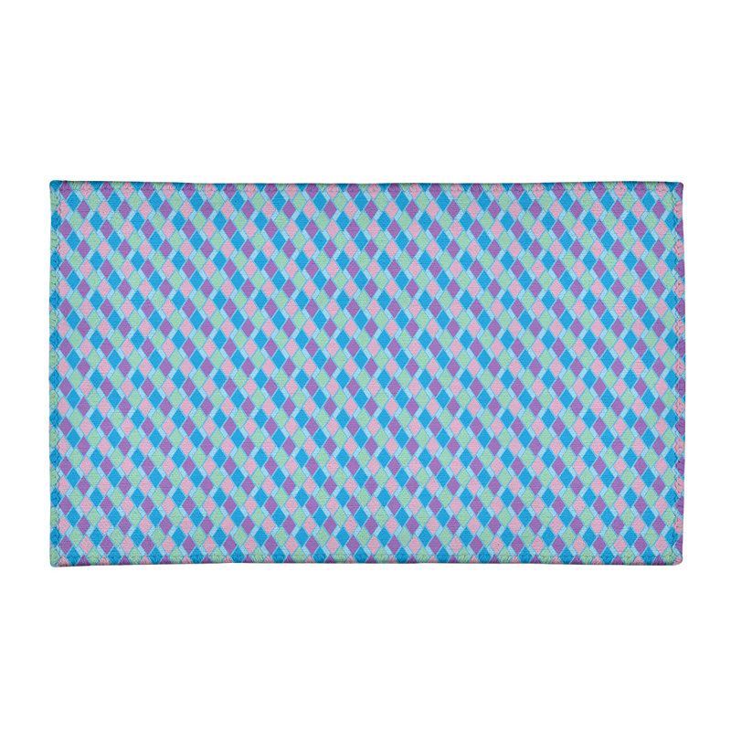 Chenille Geometric Indoor Rug, Rectangle 2' x 3'