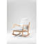Modern Upholstered Rocking Chair Armchair-874699942