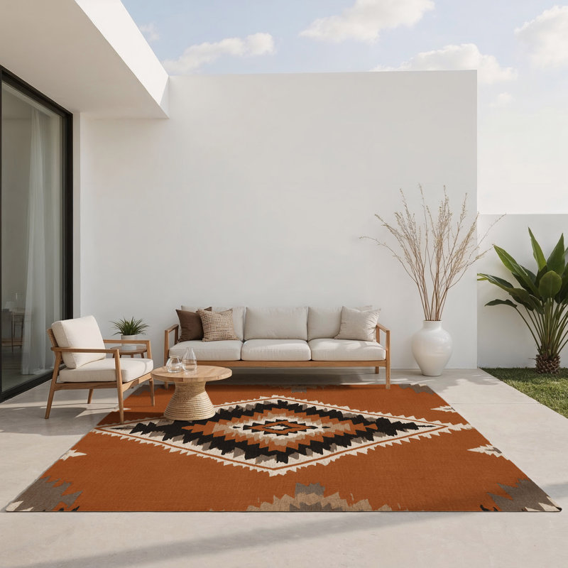 Tapis intérieur et extérieur Wildflower Echo, Rectangle 1 pi 6 po x 2 pi 6 po