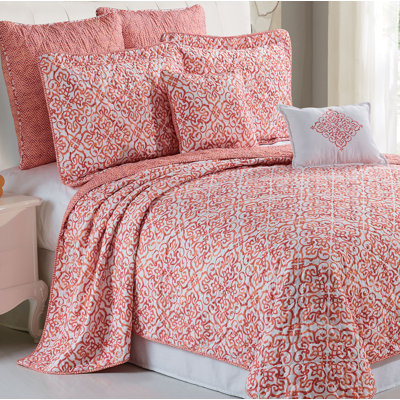 7 Piece Revington Printed Microfiber Quilts Set