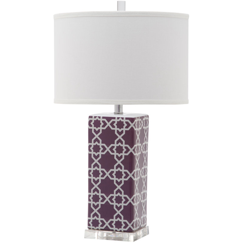 Ensemble de lampes de table 27 po Casale, Mauve clair