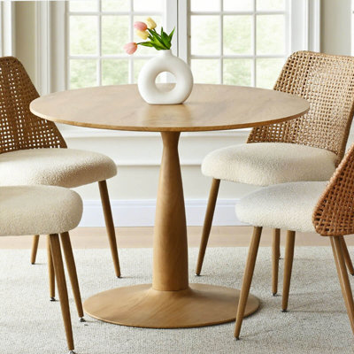 39.5"/34.5" Round Pedestal Dining Table