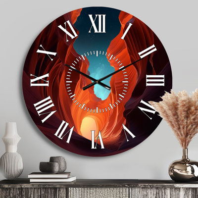 Horloge murale Magical Lower Canyon II - Canyon & Desert