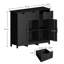Crédence de bureau avec armoire de rangement pour buffet 31,1 po Theile-1443553795
