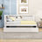 Tynise Twin Upholstered Daybed with USB Ports, LED Lighting and Twin Trundle-1513366491