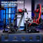 Anman Pro Racing Simulator Cockpit Aluminum with Red Seat Fit Logitech Thrustmaster, Not Include Steering wheel & Wheels & Pedals and Shifter Handbrake