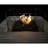 Reinforced Concrete Propane Fire Pit - 40,000 Heat, Modern Table Design, Black And Gray, 30.63X30.63X24.37 In Contemporary Style, 30X30x24