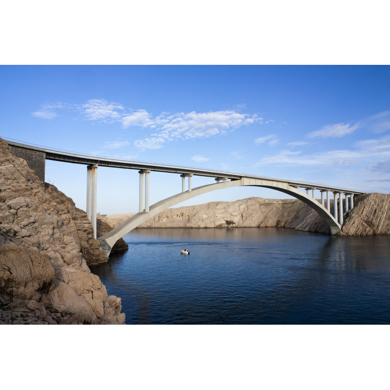 Paski Bridge - Wrapped Canvas Print, 61cm H x 91cm W x 3.8cm D