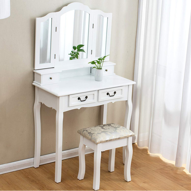 Conde Dressing Table with Mirror