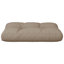Coussin à palette taupe vidaXL 100% polyester, matériaux mi-résistants aux rayons UV-1660985465-1660985464