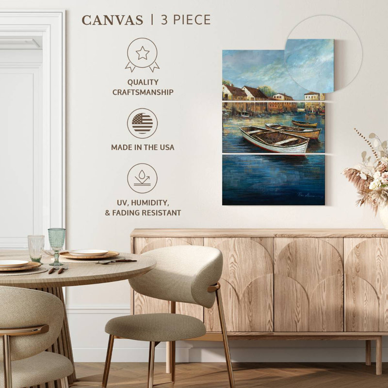 Mehar Tranquil Harbor I, 65" H x 42" W