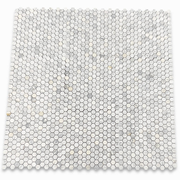 11" x 11" Marble Mosaic Wall & Floor Tile